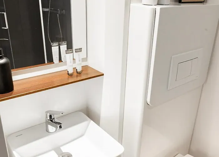 Modern Studio In Kitchen And Bathroom *